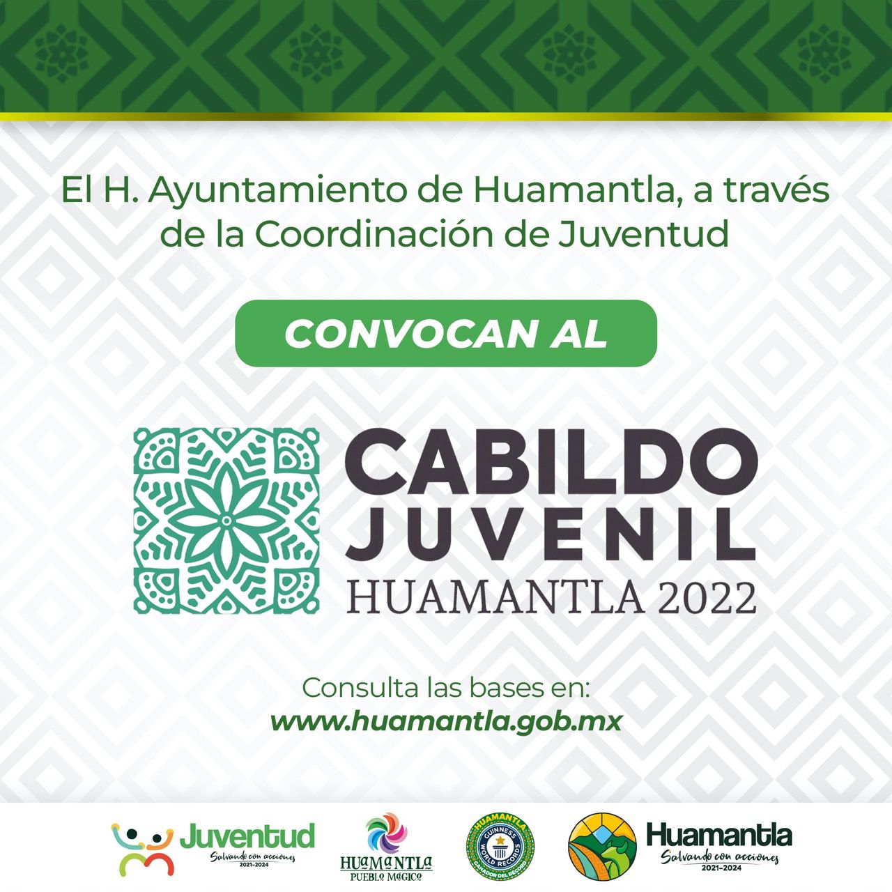 Convoca gobierno municipal de Huamantla a participar en el Primer Cabildo Juvenil